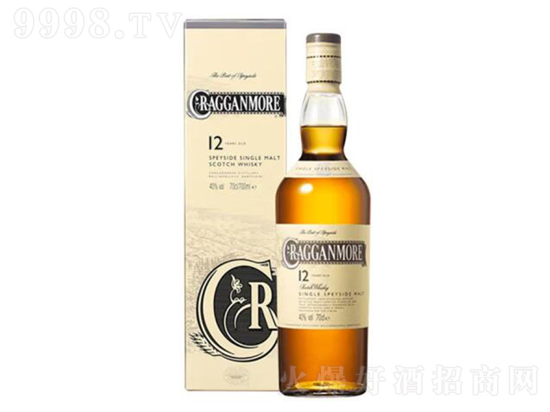 克拉格摩尔12年斯贝塞单一麦芽威士忌700ml