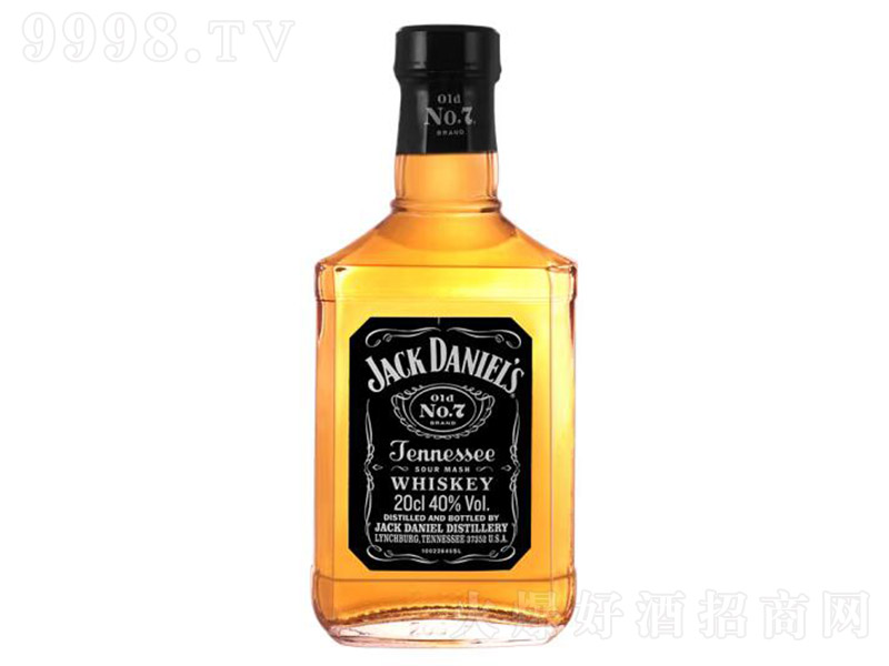 美国杰克丹尼黑标调配型威士忌200ml