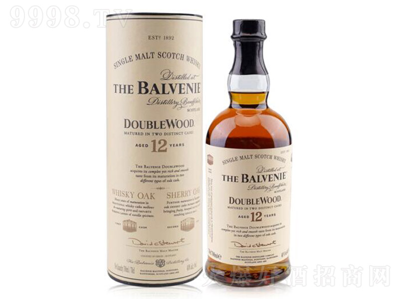 百富12年双桶单一纯麦威士忌700ml