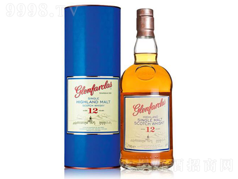 格兰花格12年单一麦芽威士忌1000ml